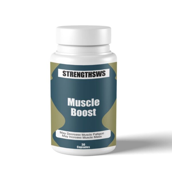 Bottle of 3x Muscle Capsules 30 Capsules